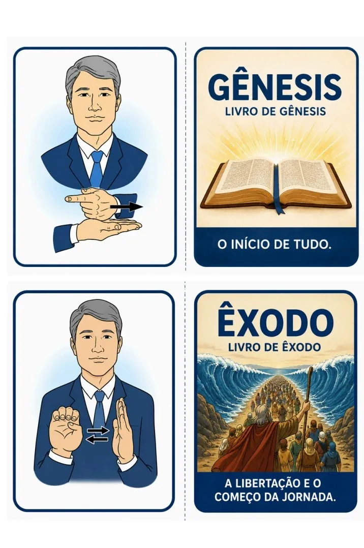 Material cristão em Libras
